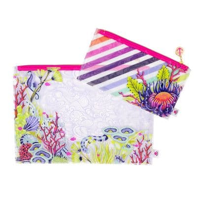 Tula Pink Floral Reef Pencil Pouch — image 3