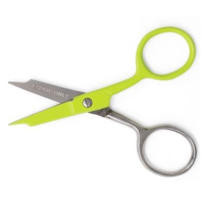 Tula Pink Glitch Green Large Ring Micro Tip Scissors — image 2