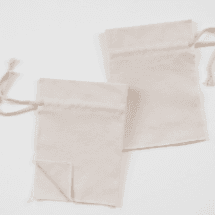 Canvas Cinch Sack Blanks, 2 Pack, Beige