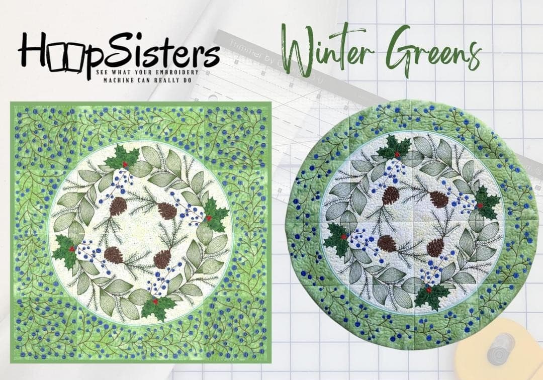 Hoop Sister Winter Greens USB — image 1