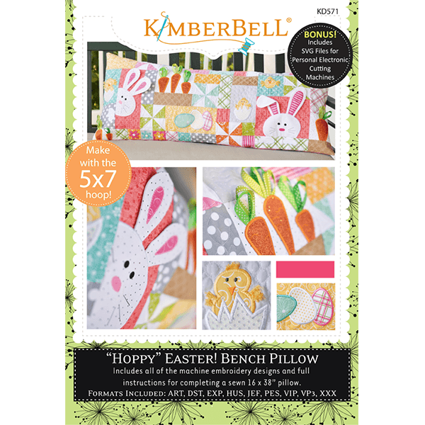Hoppy Easter Bench Pillow