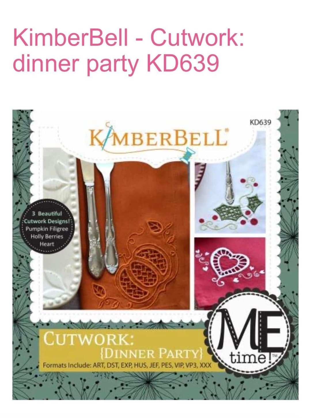 Cutwork Dinner Party