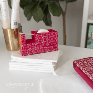 Cranberry Star Tape Dispenser