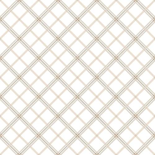 Kimberbell Basics Refreshed Plaid — Cream