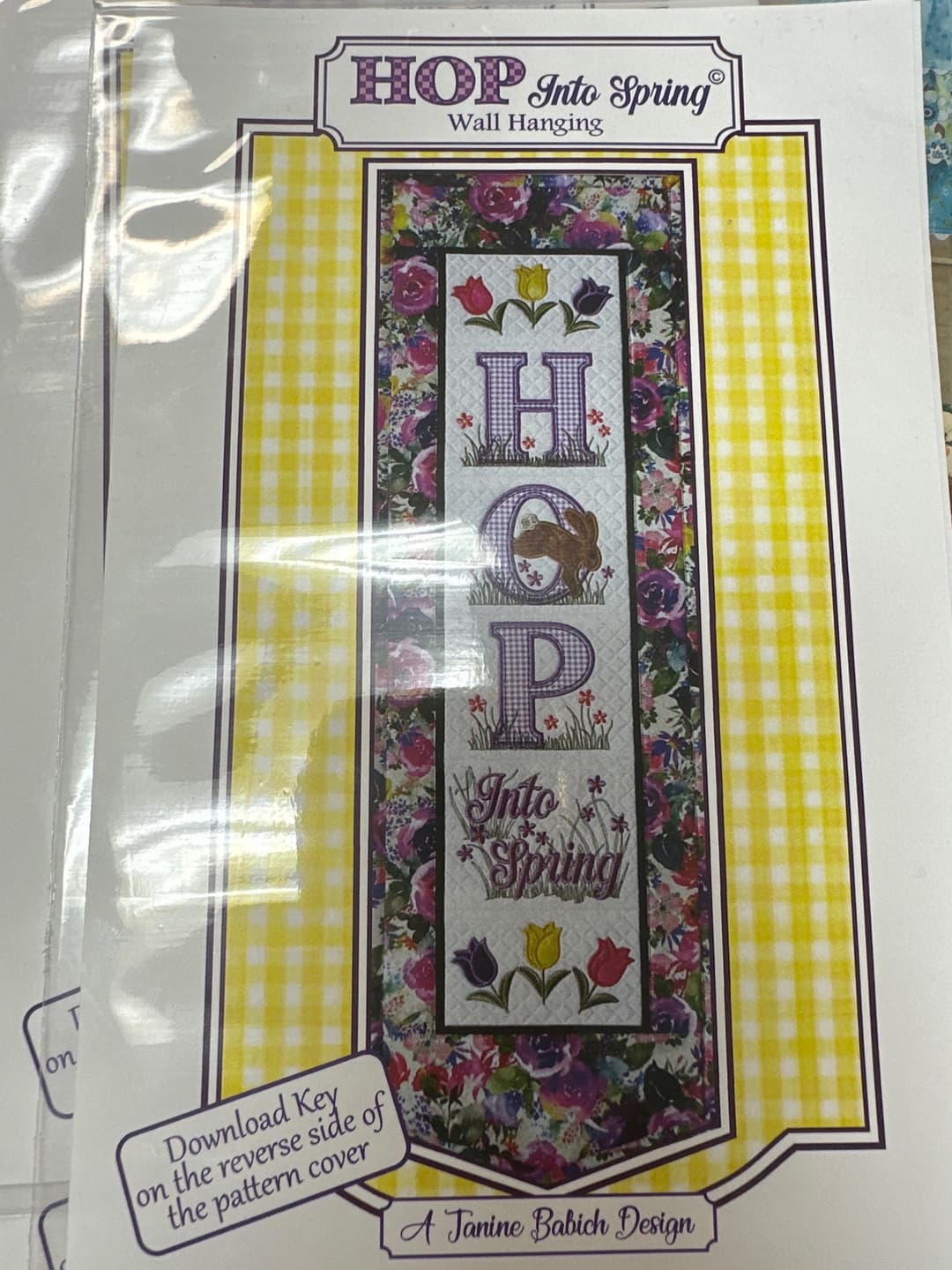 Hop Into Spring Wall Hanging