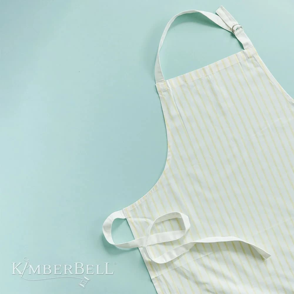 Pinstripe Apron Blank (Yellow) — image 1