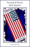 Janine Babich Designs Freedom & Liberty Table Runner