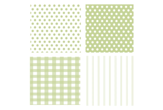 EMBROIDERY FELT PACK, PATTERN PLAY: GREENS