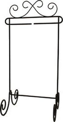 6inX12in Scroll Single Stand Gray