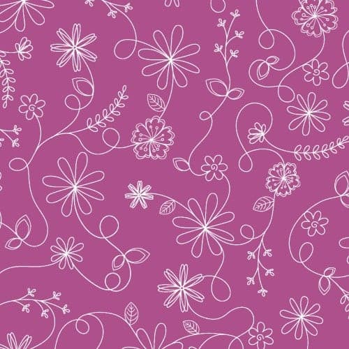 Kimberbell Basics Refreshed Swirl Floral — Violet