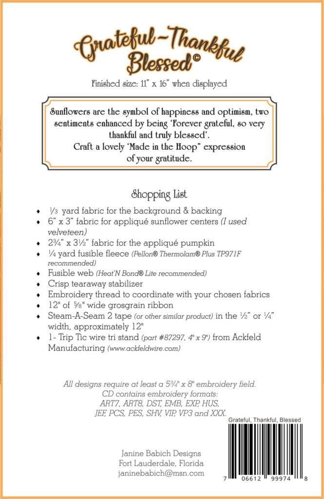 Janine Babich - Grateful, Thankful, Blessed Table Top Display — image 2