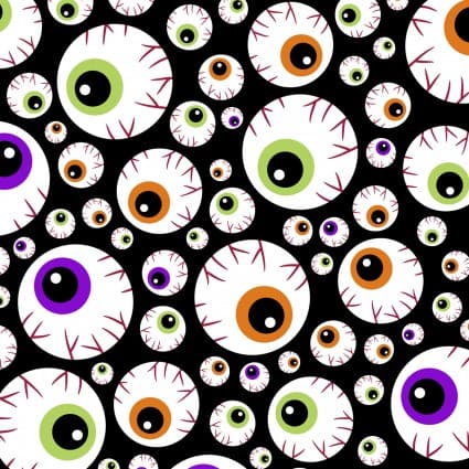 David Textiles Halloween Eyeballs