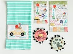 Buttons Always in Season Spring Fabric Kit