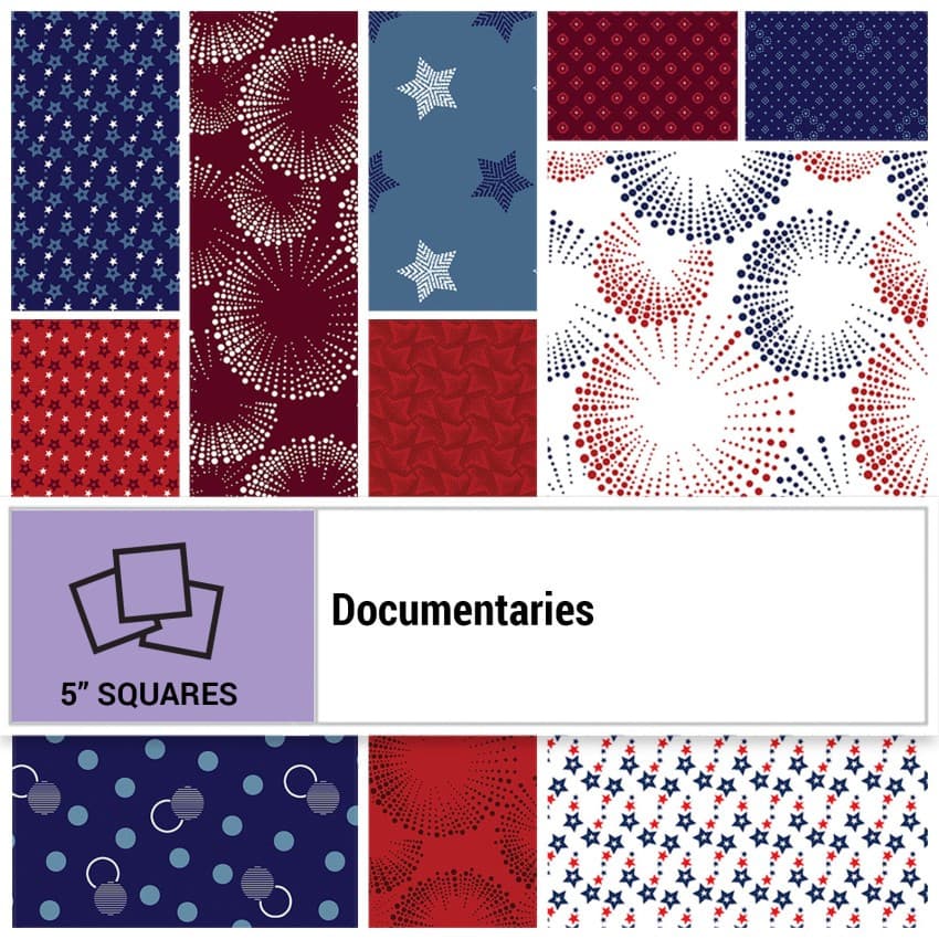 Documentaries 5" Squares (42 pcs)