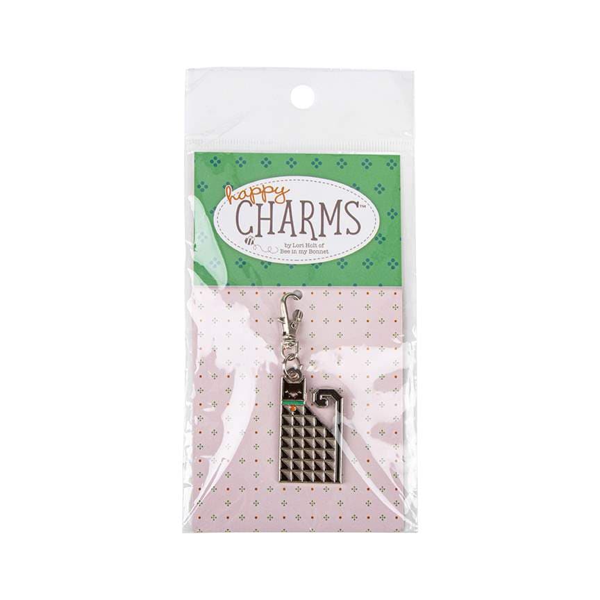 Lori Holt Enamel Happy Charm - Cat — image 2
