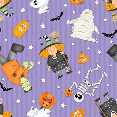 A Haunting We Will Glow — Halloween Motifs Tossed