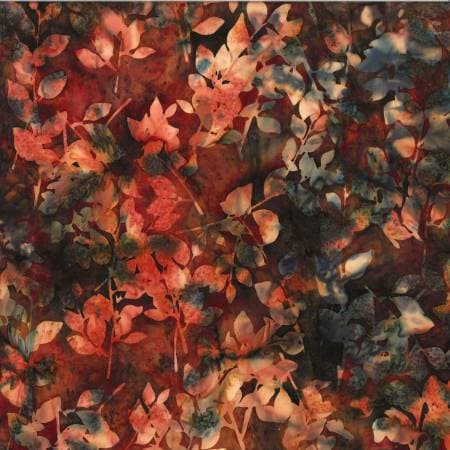 Hoffman Bali Batik — Leaves Bohemian