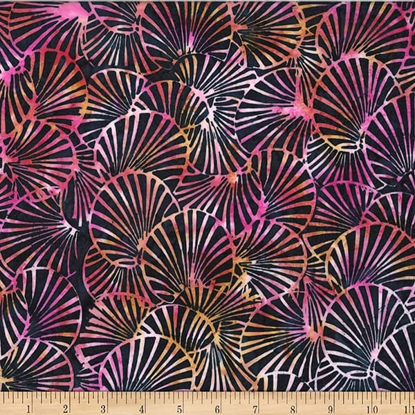Hoffman Bali Batik — Organic Scallop Blossom