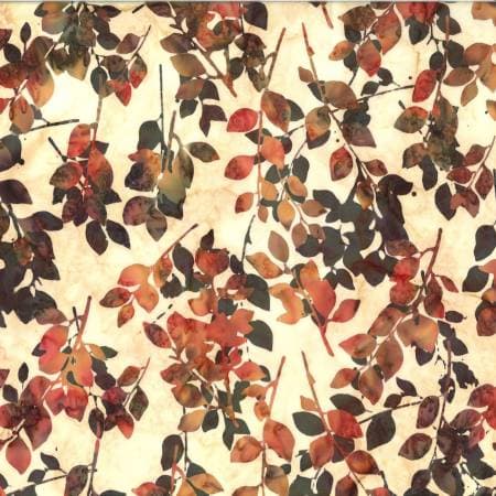Hoffman Bali Batik — Leaves September
