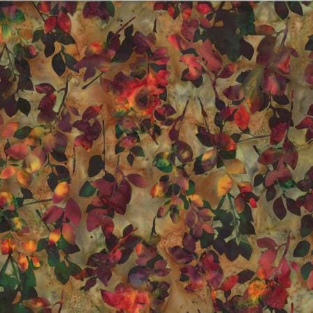 Hoffman Bali Batik — Leaves Autumn