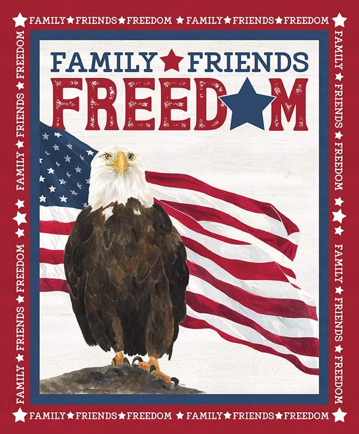 Let Freedom Soar — Family, Friends & Freedom Panel (36″ × 43½″)
