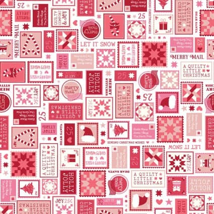 A Quilty Little Christmas — Letters - Red