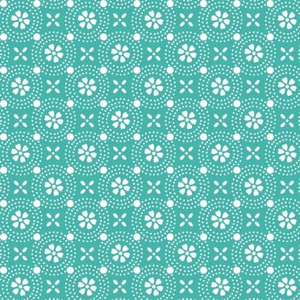 Kimberbell Basics Dotted Circles — Teal