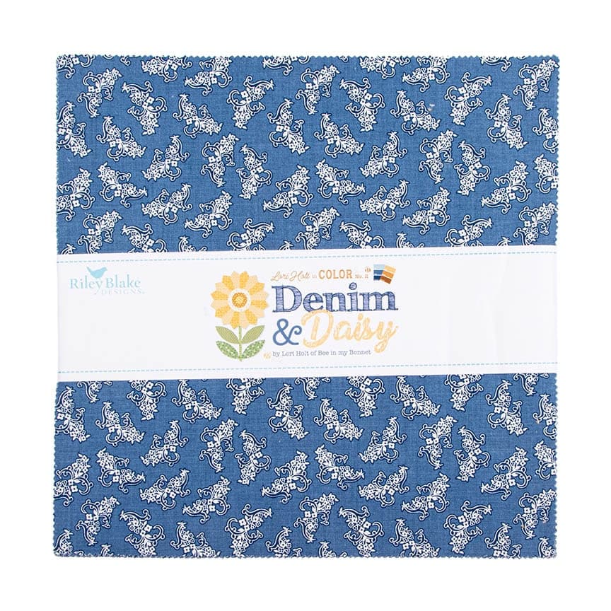 Lori Holt Denim & Daisy 10″ Stacker (42 pcs) — image 1