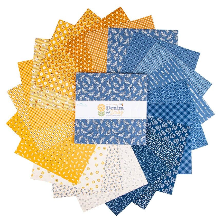 Lori Holt Denim & Daisy 10″ Stacker (42 pcs) — image 2