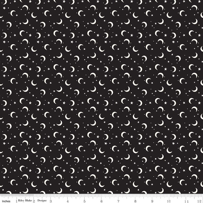 Frank and Friends Moon & Stars — Black, Glow in the Dark