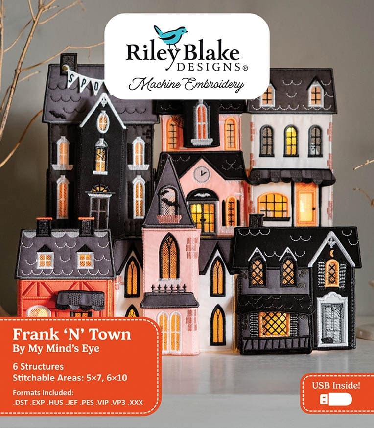 Frank 'n Town — Machine Embroidery USB