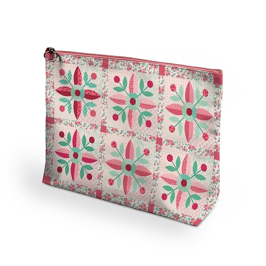 Lori Holt Berry & Sage Vinyl Project Bag