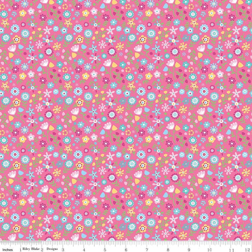 Riley Blake Unicorn Kingdom Flowers