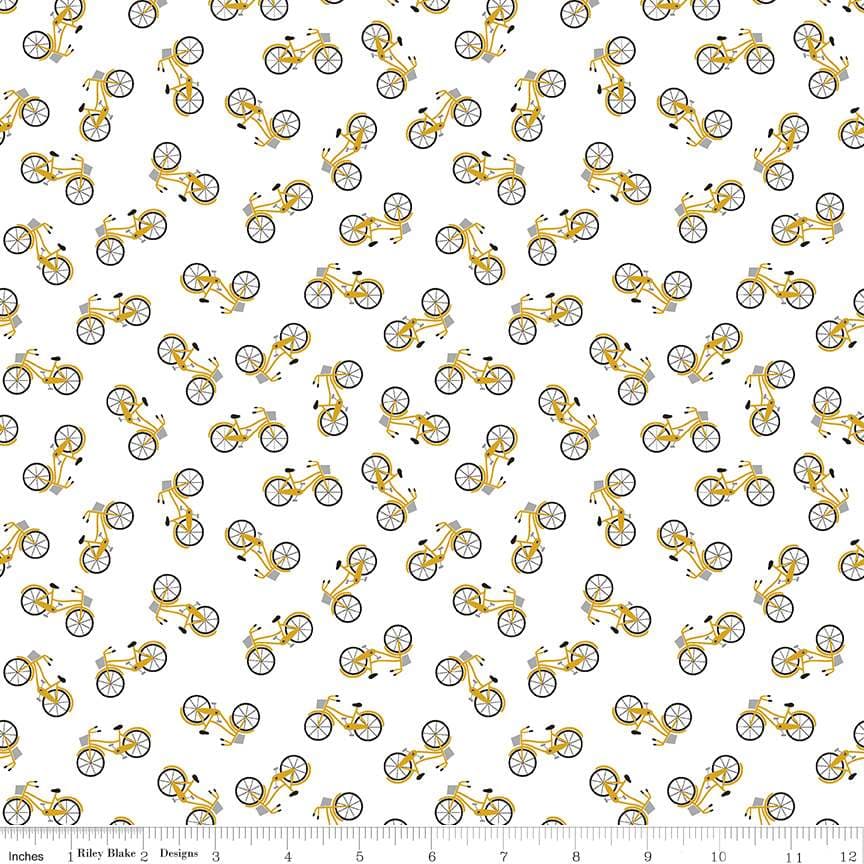 Riley Blake Petals & Pedals Bikes