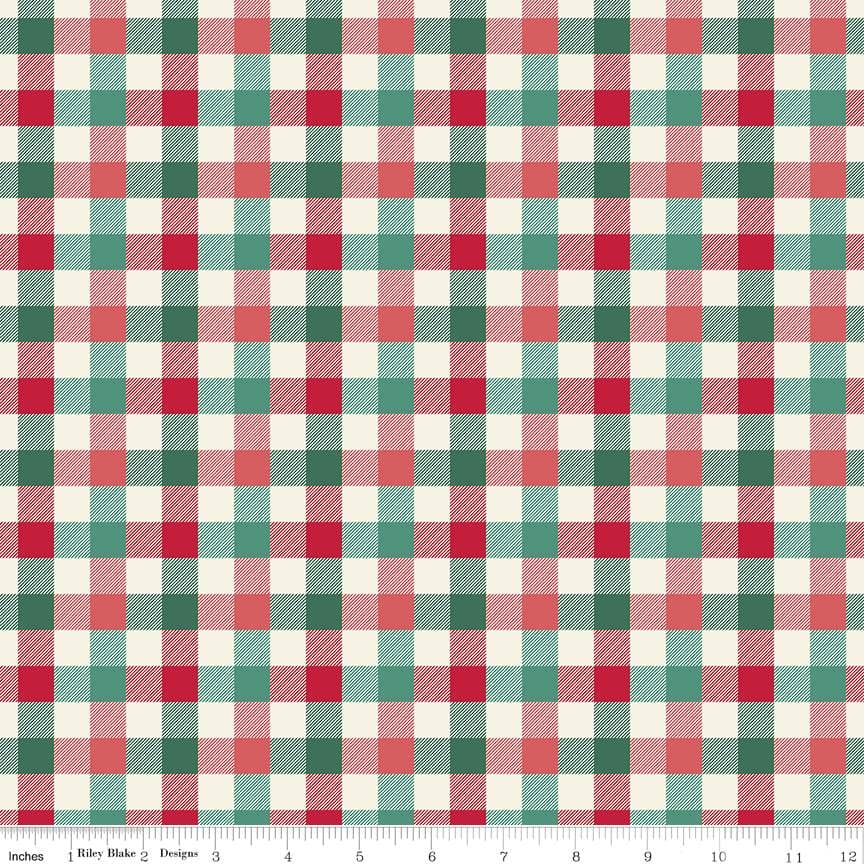 Riley Blake Merry Little Christmas Check — Multi