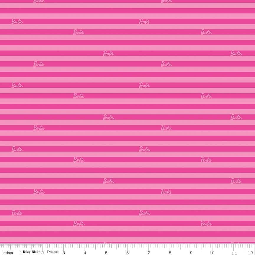 Riley Blake Barbie Stripes