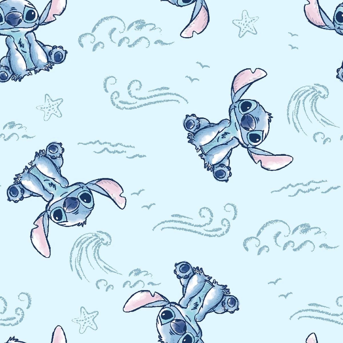 Disney — Stitch Sketch Wave