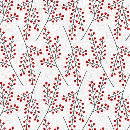 Henry Glass Frosty Friends Flannel — F6983
