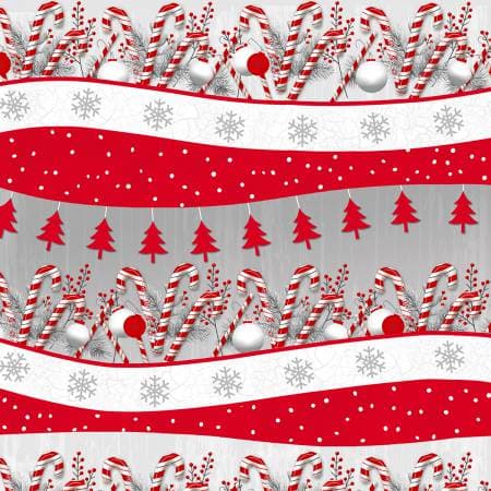 Henry Glass Frosty Friends Flannel — F6984