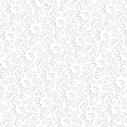 Henry Glass Snow Place Like Home — Swirl White