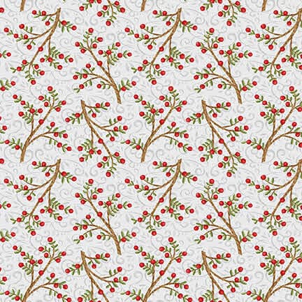 Henry Glass Snow Place Like Home — Tossed Berry Branches