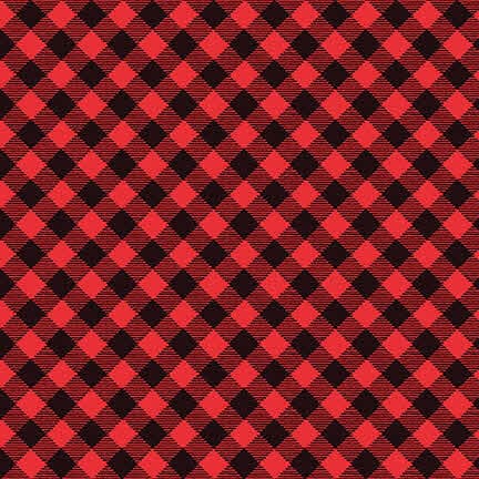 Henry Glass Snow Place Like Home — Buffalo Plaid
