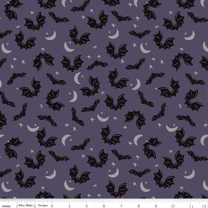 Spooky Hollow — Bats (Silver Sparkle)