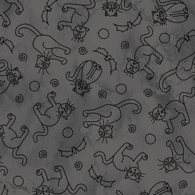Spooky Stitches — Cats & Bats